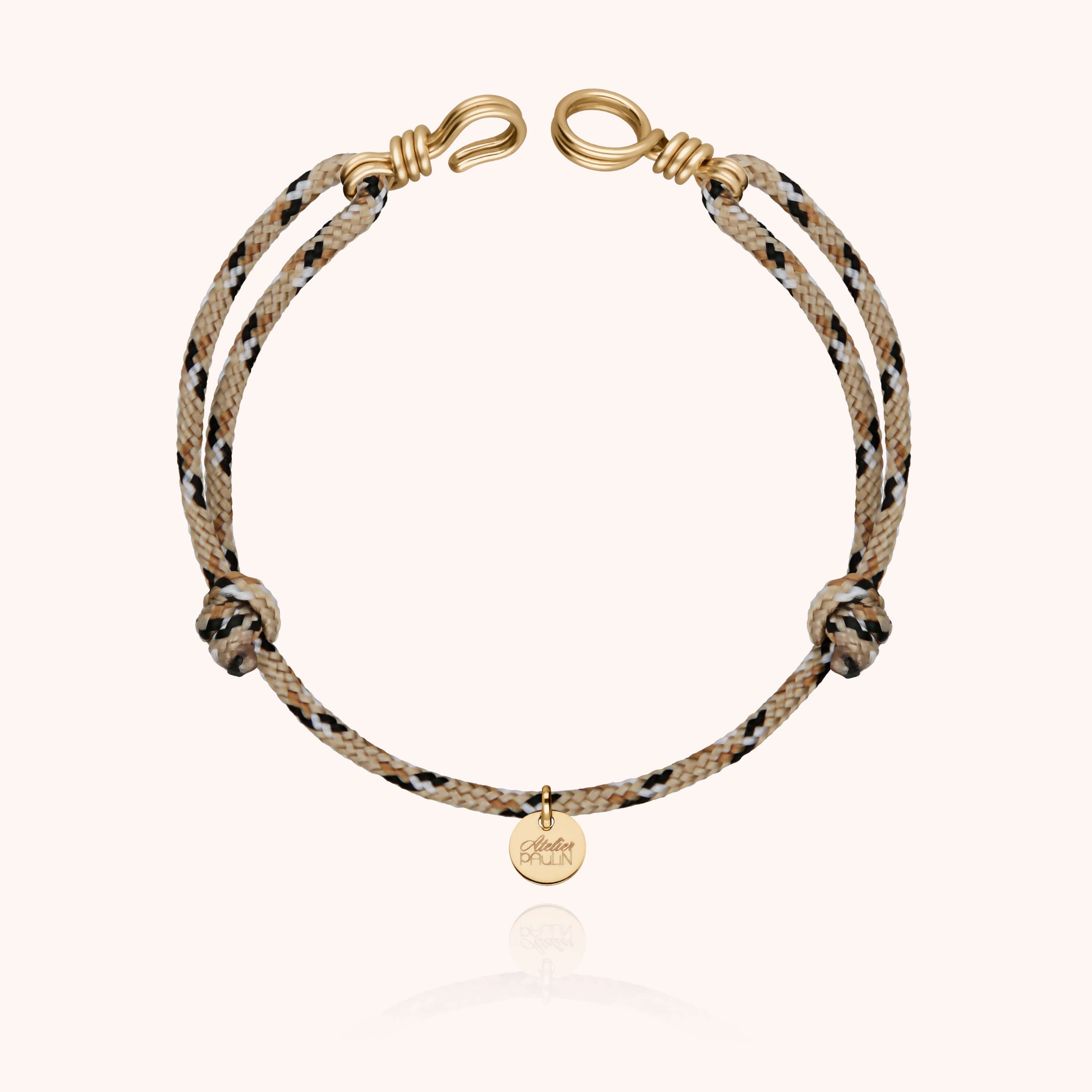 Attache Moi Knot Cord Bracelet - 14k yellow gold-filled