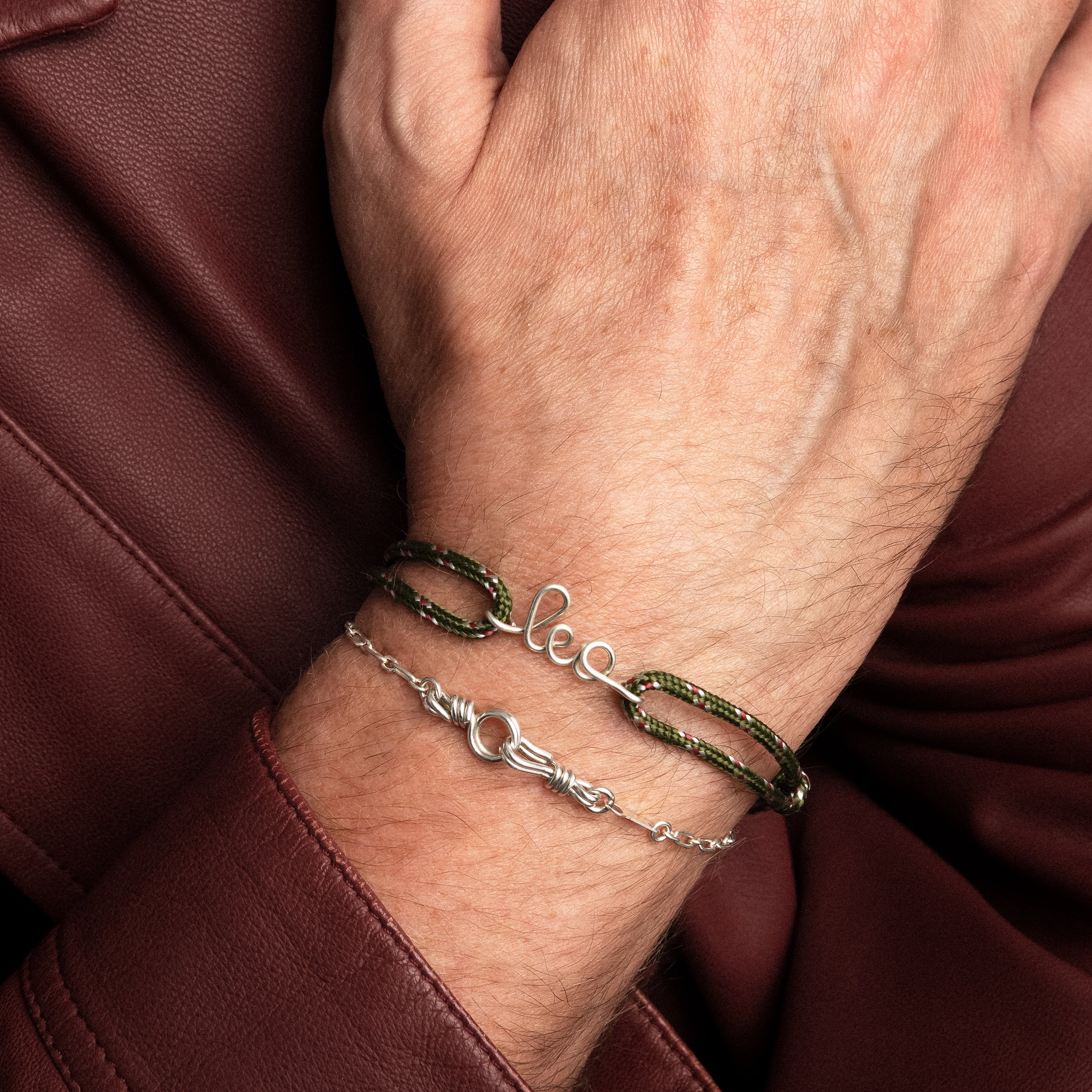 Attache Moi Paperclip Chain Bracelet - silver