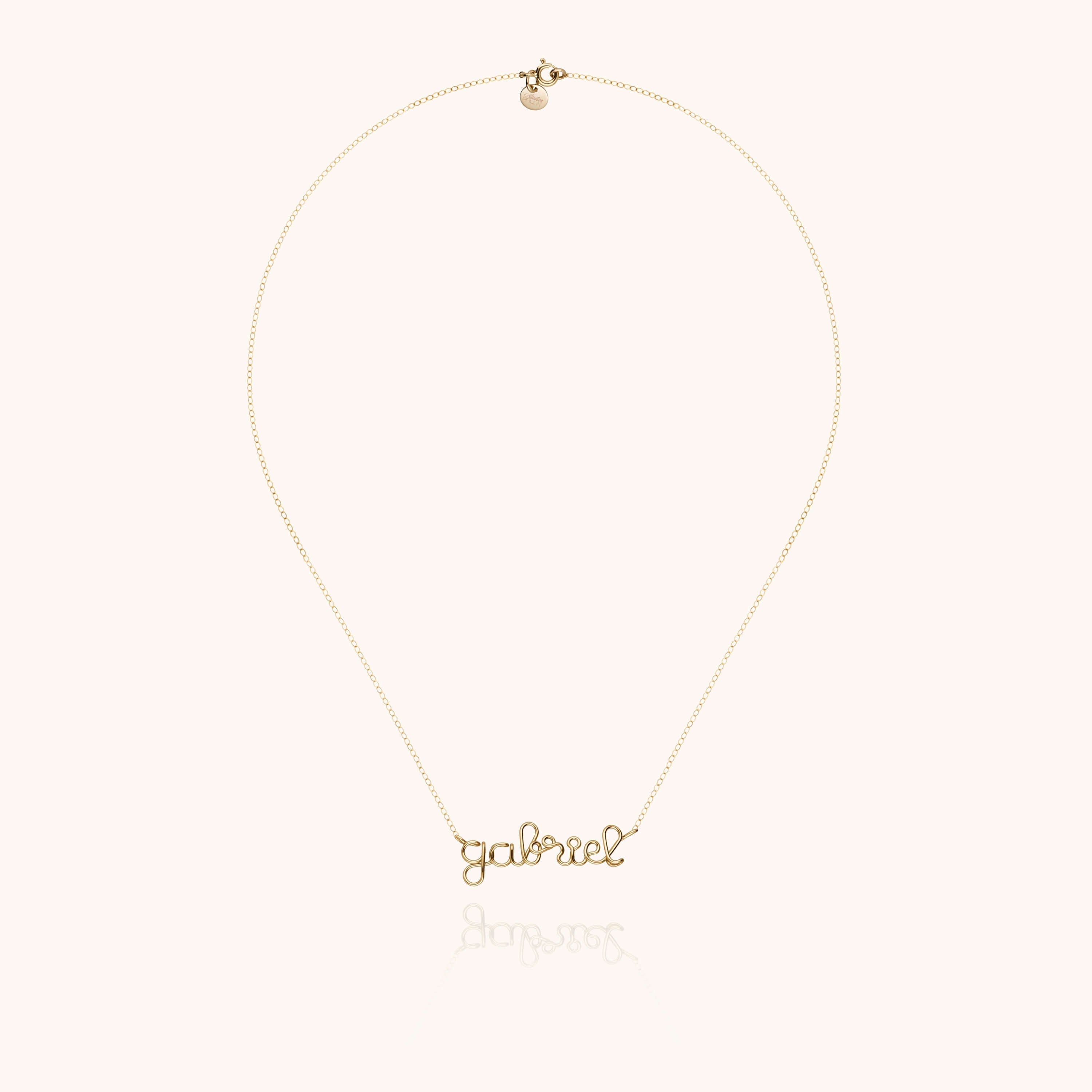 Richelieu Personalised Necklace - 14k yellow gold-filled