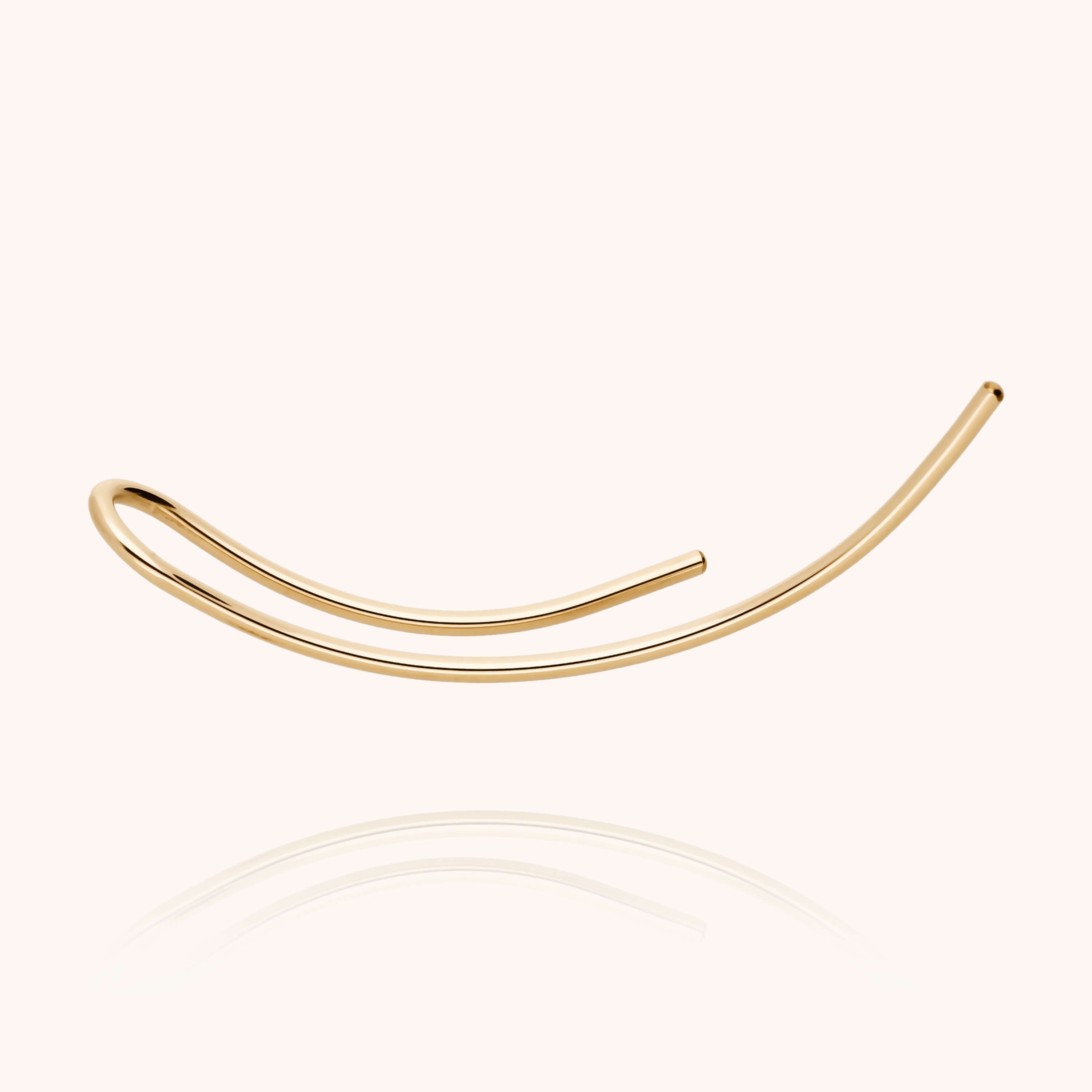 Aphrodite Pure single ear cuff 14K yellow gold-filled handmade Atelier Paulin Australia