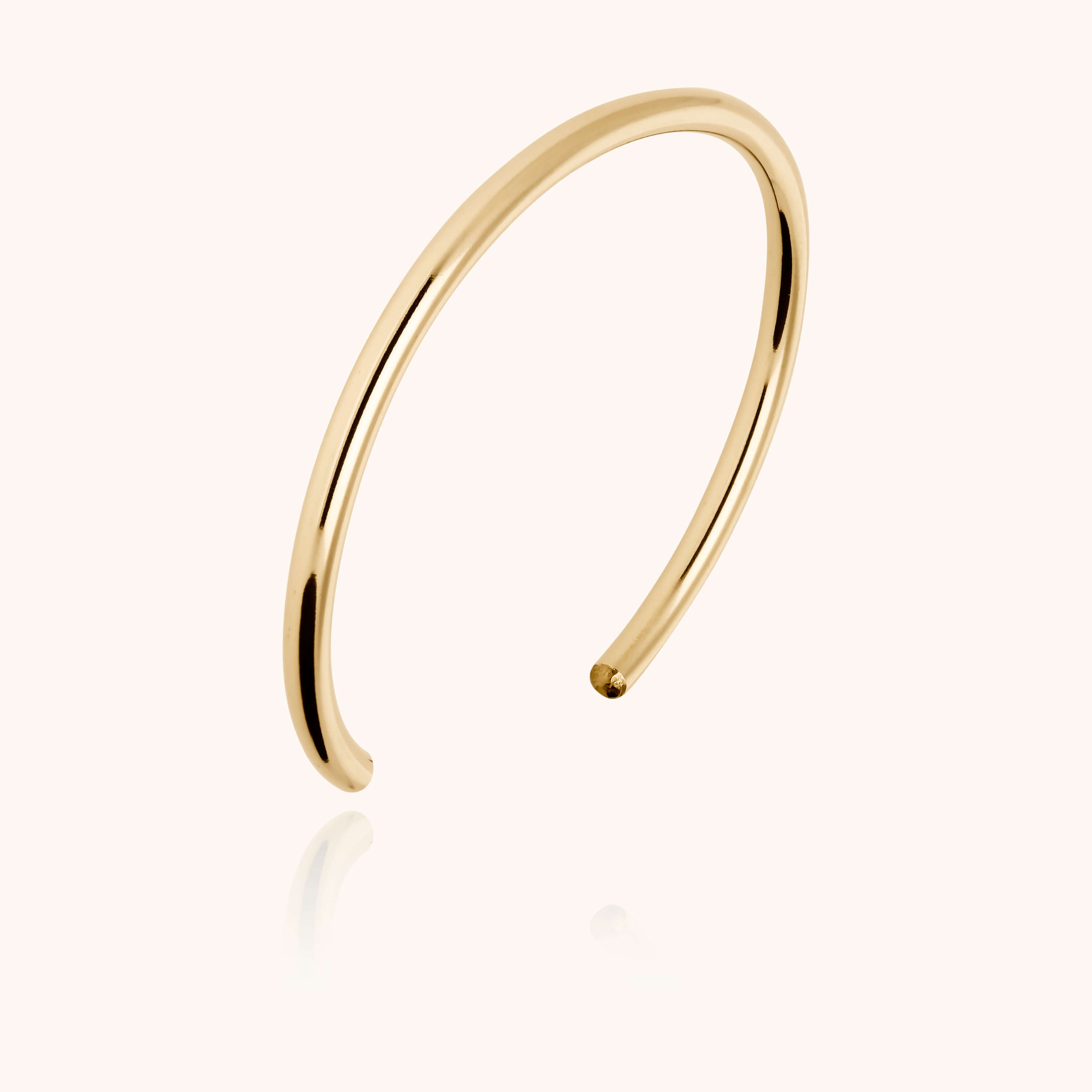 O Cube bracelet bangle 14K yellow gold-filled handmade in Paris Atelier Paulin Australia