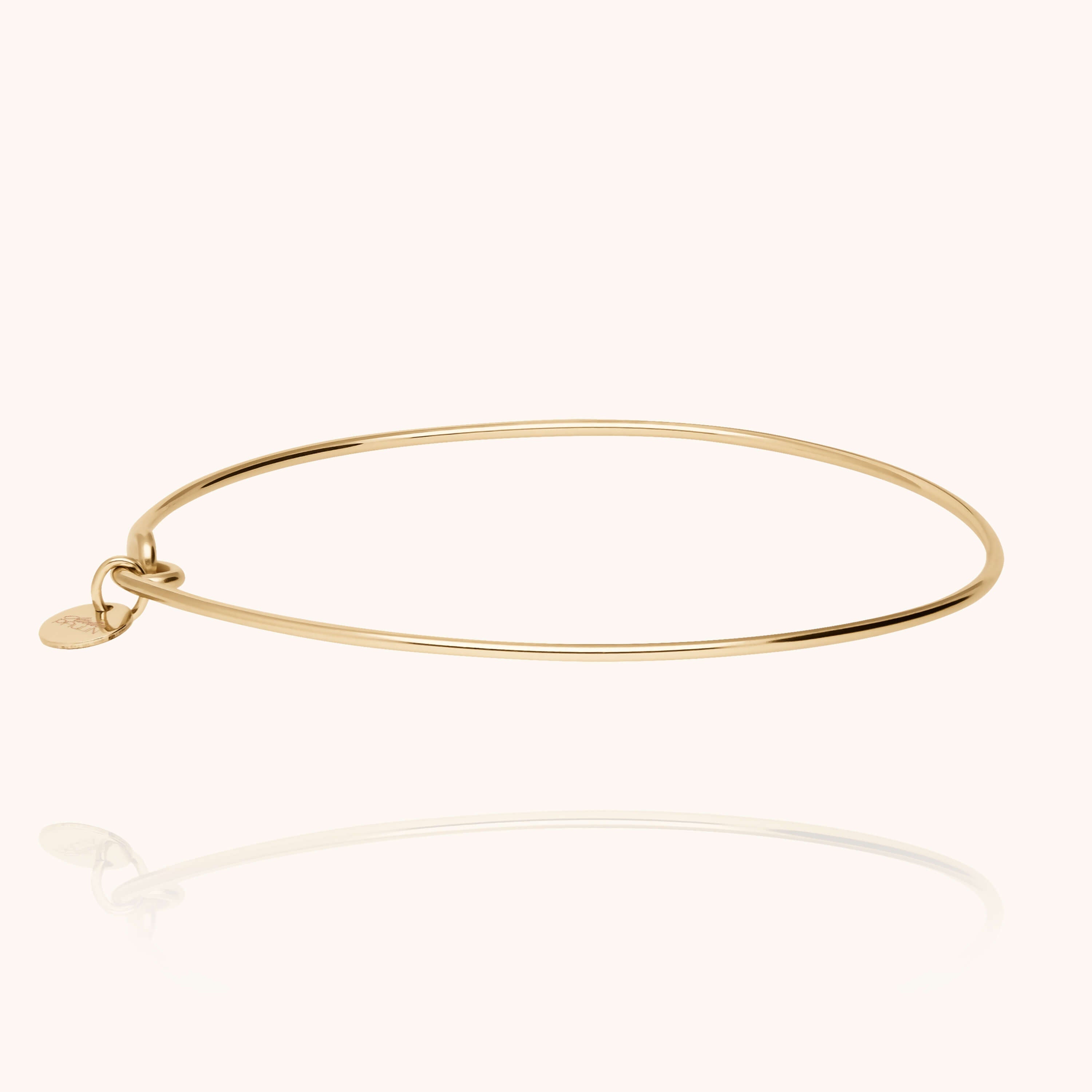 O Pure bracelet wire 14K yellow gold-filled lifetime gold shine handcrafted Atelier Paulin Australia
