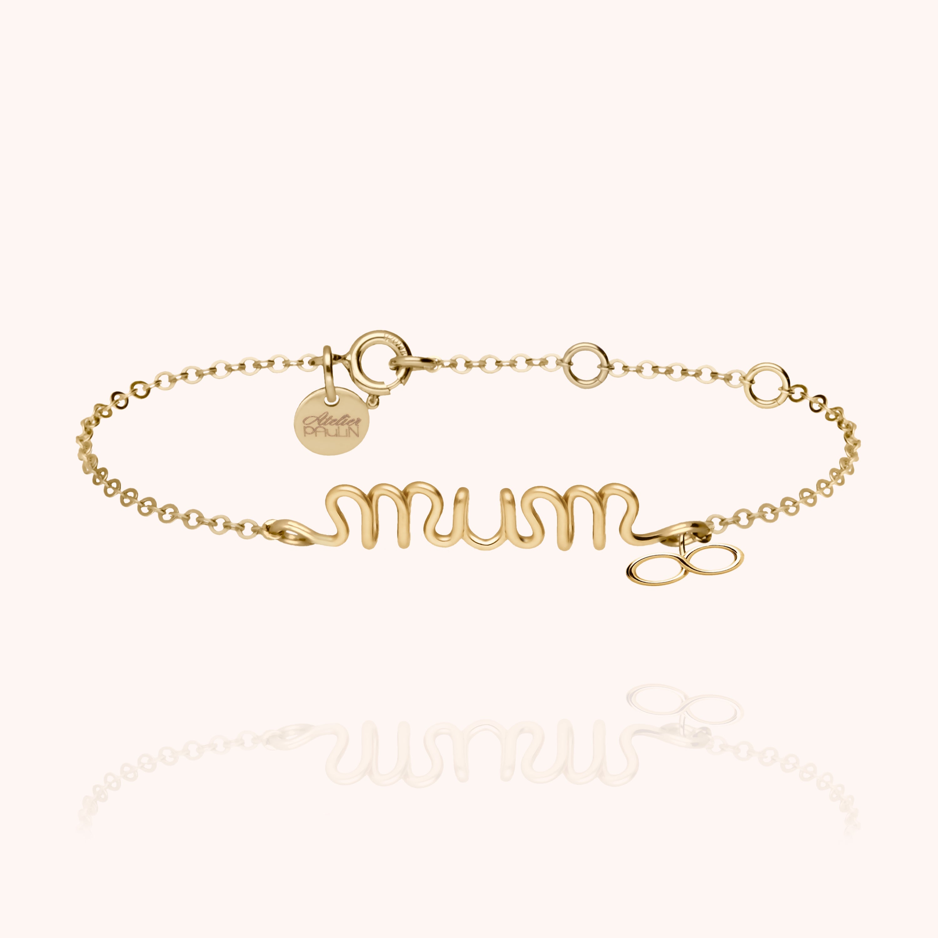Richelieu Mum Charms Bracelet - 14K yellow gold-filled