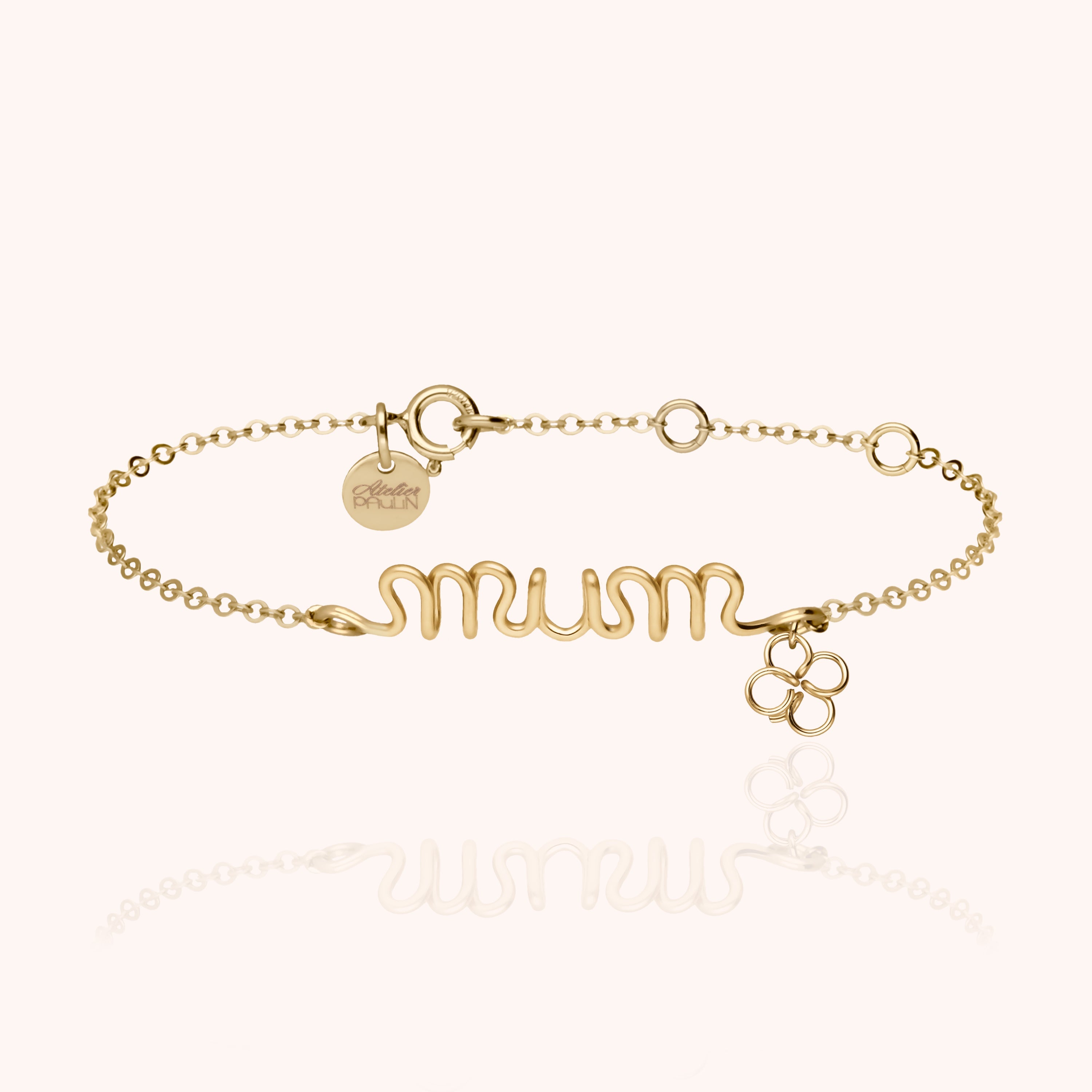 Richelieu Mum Charms Bracelet - 14K yellow gold-filled
