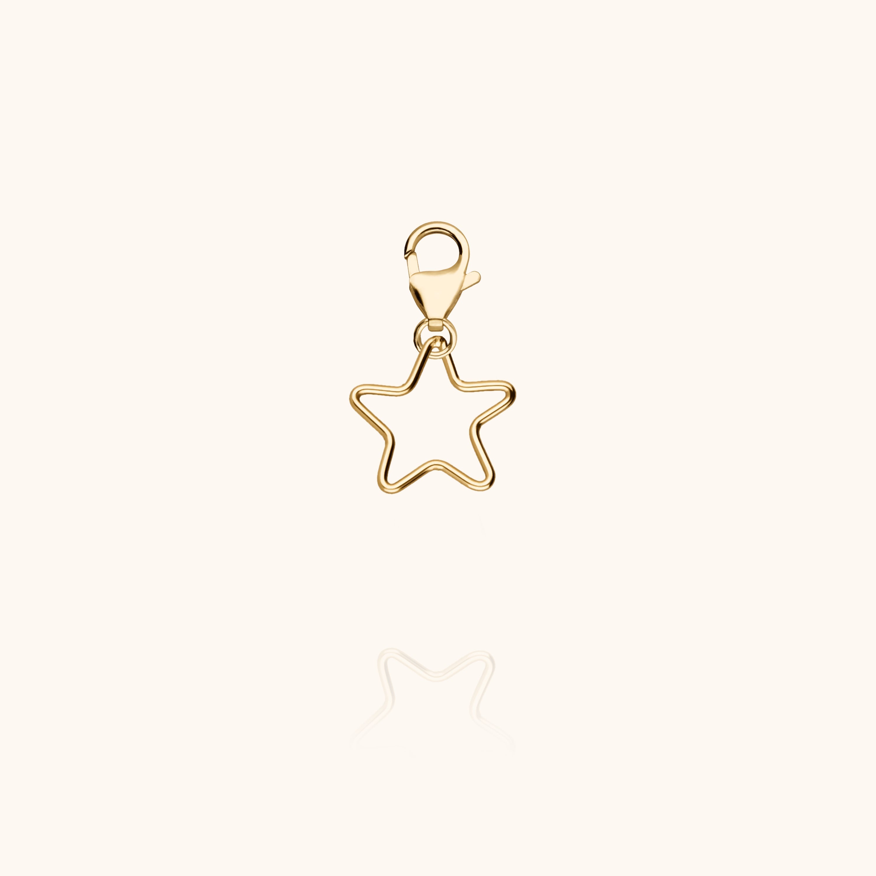 Lucky Charm mini star to hang on bracelets and chain 14k yellow gold-filled handcrafted Atelier Paulin Australia