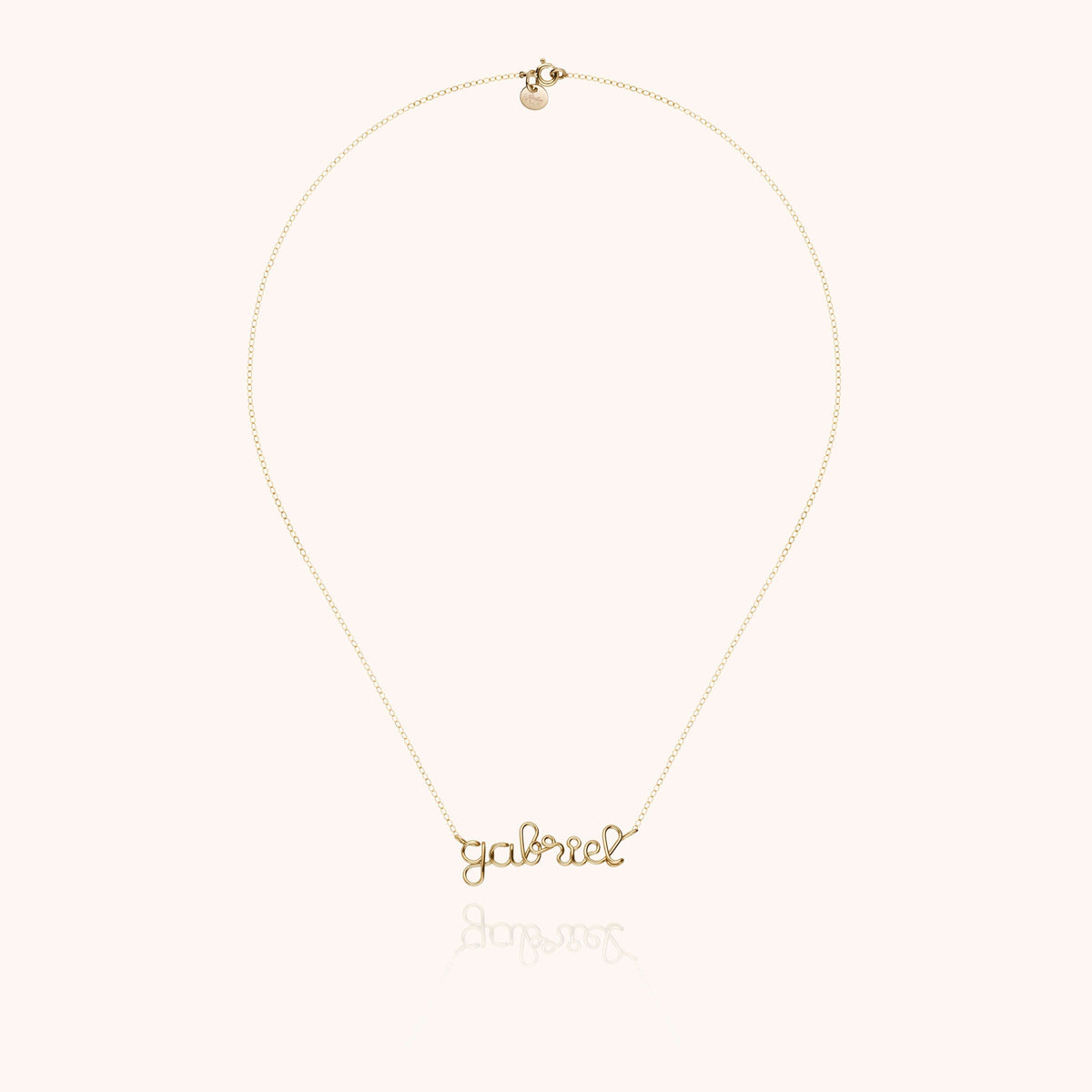 Richelieu Personalised Necklace - 14k yellow gold-filled