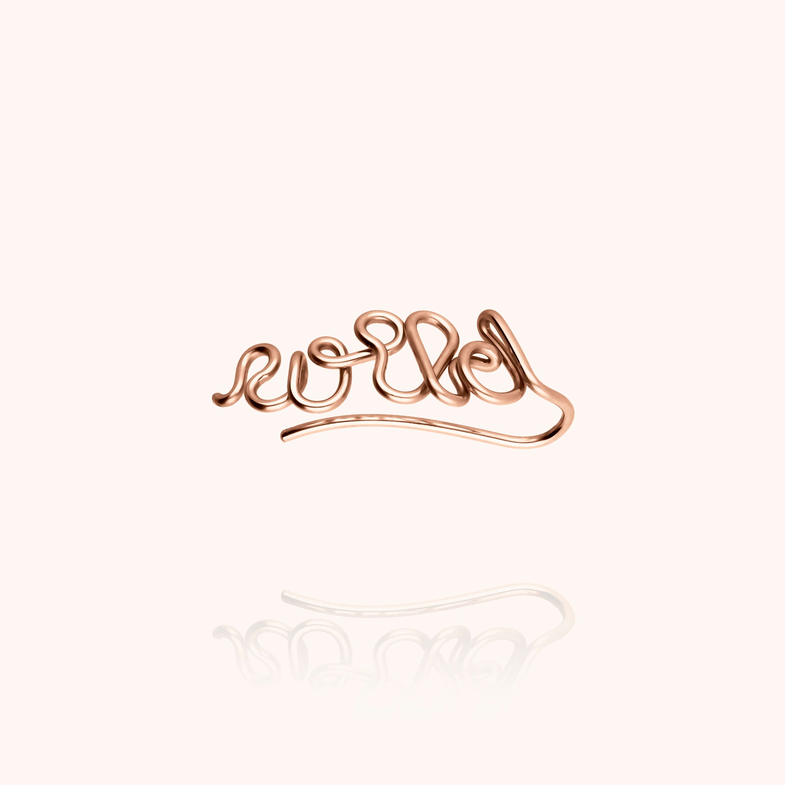 Original Personalised Ear Cuff - 14K rose gold-filled