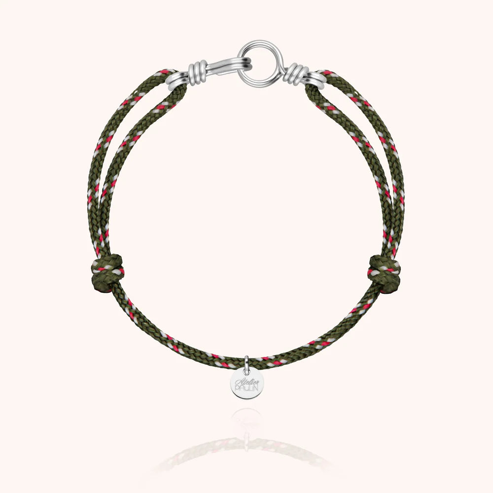 Attache Moi Knot Cord Bracelet - silver